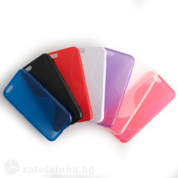 Силиконов калъф за iPhone 6 със S-образен дизайн