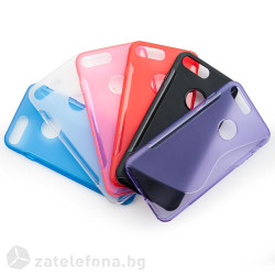 Силиконов калъф за iPhone 7 Plus и iPhone 8 Plus със S-образен дизайн