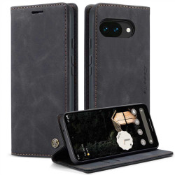 Калъф страничен flip марка CASEME за Google Pixel 10a – черен