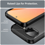 Силиконов гръб Rugged Armor за Google Pixel 10a - черен - 0