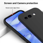 Силиконов гръб с верижка за Google Pixel 10a - черен - 3