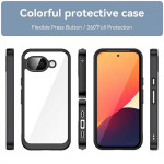Силиконов гръб Rugged Armor за Google Pixel 10a - черна рамка - 3