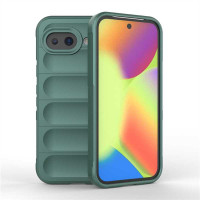Подсилен силиконов гръб на ленти за Google Pixel 10a - зелен
