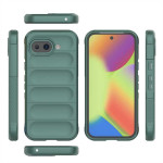 Подсилен силиконов гръб на ленти за Google Pixel 10a - зелен - 1