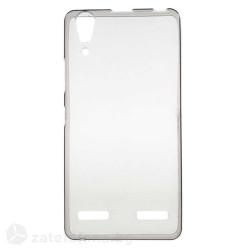 Тънък прозрачен силиконов калъф за Lenovo A6000/A6010 - сив
