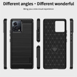Силиконов гръб марка MOFI за Motorola Edge 30 Fusion 5G - черен - 1