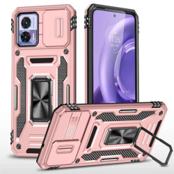 Хибриден гръб със стойка за Motorola Edge 30 Neo - розов
