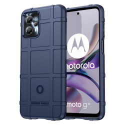 Подсилен силиконов гръб за Motorola G13 - тъмно син