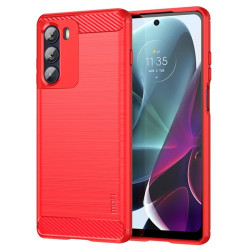 Силиконов гръб марка MOFI за Motorola Moto G200 5G - червен