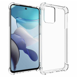 Силиконов гръб с подсилени ръбове за Motorola G53 5G - прозрачен