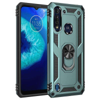 Хибриден гръб със стойка за Motorola G8 Power Lite - зелен