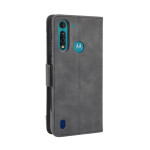 Кожен калъф тип портмоне с магнитно закопчаване за Motorola G8 Power Lite - черен - 0 Кожен калъф тип портмоне с магнитно закопчаване за Motorola G8 Power Lite - черен - 0
