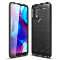 Силиконов гръб Rugged Armor за Motorola Moto E20/E30/E40 - черен