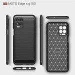 Силиконов гръб Rugged Armor за Motorola Moto G100 - черен - 1
