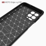 Силиконов гръб Rugged Armor за Motorola Moto G100 - черен - 0