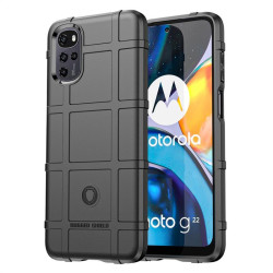 Подсилен силиконов гръб за Motorola Moto G22 - черен