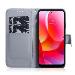 Калъф страничен флип за Motorola Moto G31 - вълк - 0 Калъф страничен флип за Motorola Moto G31 - вълк - 0