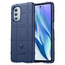 Подсилен силиконов гръб за Motorola Moto G51 5G - тъмно син
