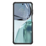 Двупластов гръб със стойка за Motorola Moto G62 5G - черен - 0