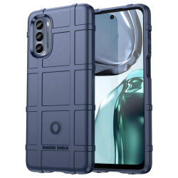 Подсилен силиконов гръб за Motorola Moto G62 5G - тъмно син