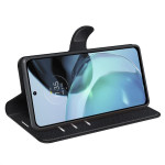 Кожен калъф тип портмоне за Motorola Moto G72 - черен - 2 Кожен калъф тип портмоне за Motorola Moto G72 - черен - 2