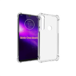 Силиконов калъф за Motorola One Macro - прозрачен