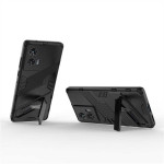 Хибриден гръб със стойка марка BIBERCAS за Motorola Edge 50 Fusion 5G - черен - 2