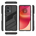 Хибриден гръб със стойка марка BIBERCAS за Motorola Edge 50 Fusion 5G - черен - 1