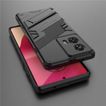 Хибриден гръб със стойка марка BIBERCAS за Motorola Edge 50 Fusion 5G - черен - 0