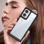Силиконов гръб Rugged Armor за Motorola Edge 50 Fusion 5G - черна рамка - 3