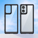 Силиконов гръб Rugged Armor за Motorola Edge 50 Fusion 5G - черна рамка - 2