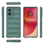 Подсилен силиконов гръб на ленти за Motorola Edge 50 Fusion 5G - зелен - 3