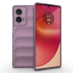 Подсилен силиконов гръб на ленти за Motorola Edge 50 Fusion 5G - лилав