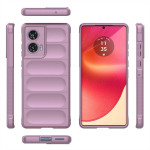 Подсилен силиконов гръб на ленти за Motorola Edge 50 Fusion 5G - лилав - 1