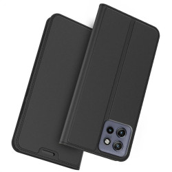 Тънък калъф страничен flip за Motorola Edge 50 Neo 5G &ndash; черен