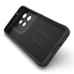 Подсилен силиконов гръб на ленти за Motorola Edge 50 Neo 5G - черен - 0