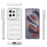Подсилен силиконов гръб на ленти за Motorola Edge 50 Neo 5G - бял - 1