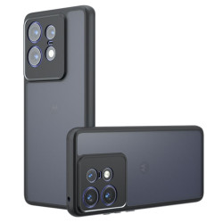 Силиконов гръб Rugged Armor за Motorola Edge 50 Pro - черна рамка