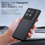 Силиконов гръб Rugged Armor за Motorola Edge 50 Pro - черна рамка - 2