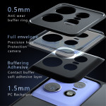 Силиконов гръб Rugged Armor за Motorola Edge 50 Pro - черна рамка - 1