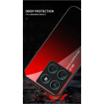 Силиконов кейс със стъклен гръб за Motorola Edge 60 Pro 5G - червен градиент - 0 Силиконов кейс със стъклен гръб за Motorola Edge 60 Pro 5G - червен градиент - 0