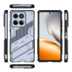 Хибриден гръб със стойка марка BIBERCAS за Motorola Edge 60 5G/60 Fusion 5G - сив - 2