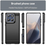 Силиконов гръб Rugged Armor за Motorola Edge 60 5G/60 Fusion 5G - черен - 2