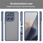 Силиконов гръб за Motorola Edge 60 5G/60 Fusion 5G - синя рамка - 3
