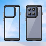 Силиконов гръб Rugged Armor за Motorola Edge 60 Pro 5G - черна рамка - 1