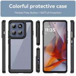 Силиконов гръб Rugged Armor за Motorola Edge 60 Pro 5G - черна рамка - 2