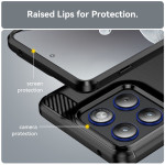 Силиконов гръб Rugged Armor за Motorola Edge 70 5G - черен - 0