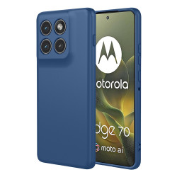 Силиконов гръб за Motorola Edge 70 5G - тъмно син
