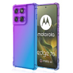 Силиконов гръб за Motorola Edge 70 5G - лилаво - син
