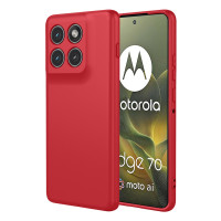 Силиконов гръб за Motorola Edge 70 5G - червен